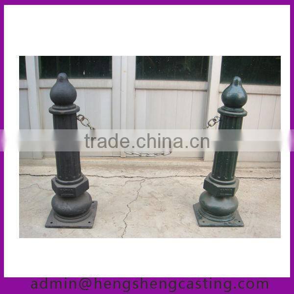 China supplier 2015 hot sale street cast iron traffic bollard