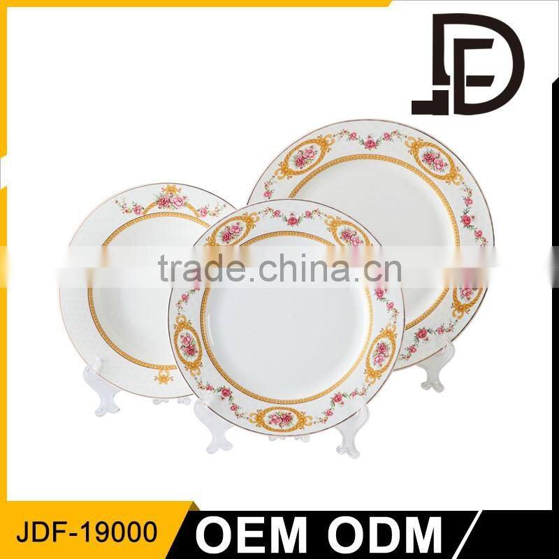 Drinkware ceramic porcelain plate, personalized porcelain plates