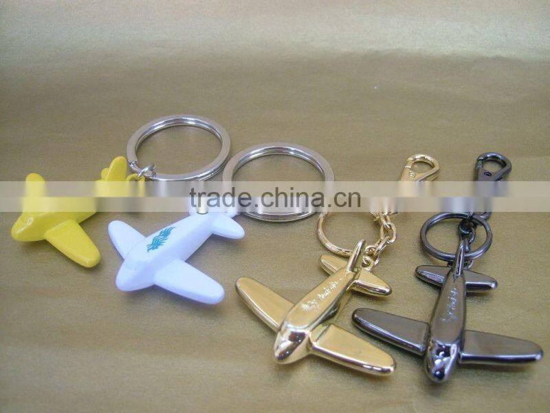 Metal Airplane Keychain for souvenirs