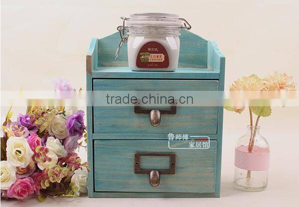 Antique style jewelry storage cabinets zakka storage mini cabinets with 2 drawer