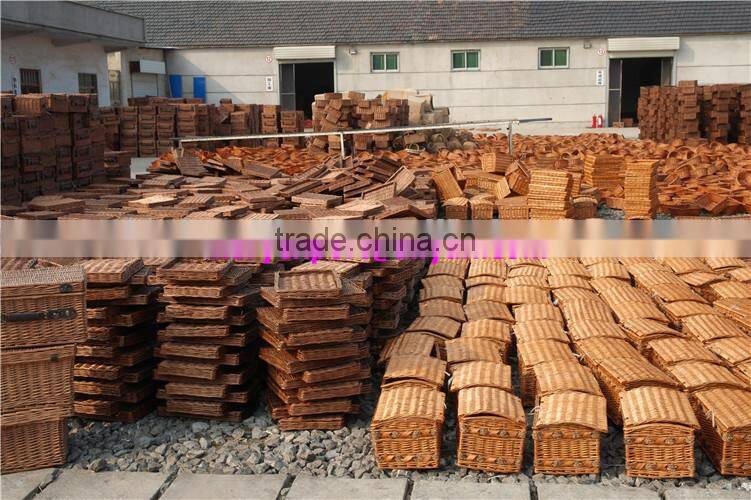 half willow material small wicker empty gift basket