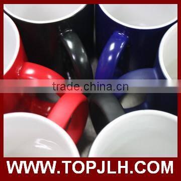 Popular design sublimation 11oz full color changing coffee cup