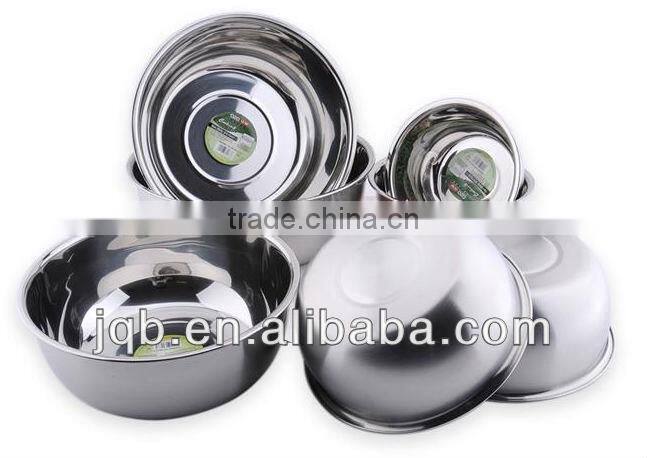 functional stainless steel basin/bowl for hotel/kitchen