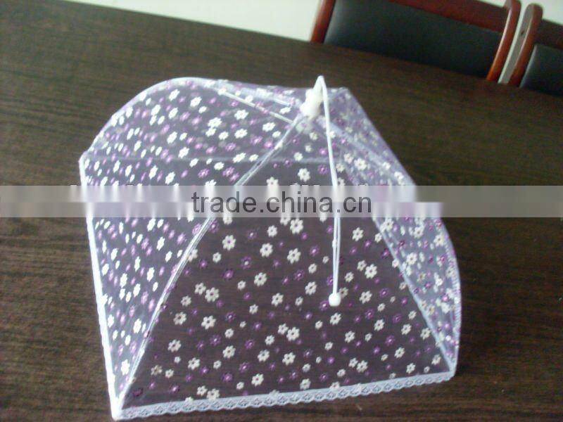fabric material folded food cover/food umbrella