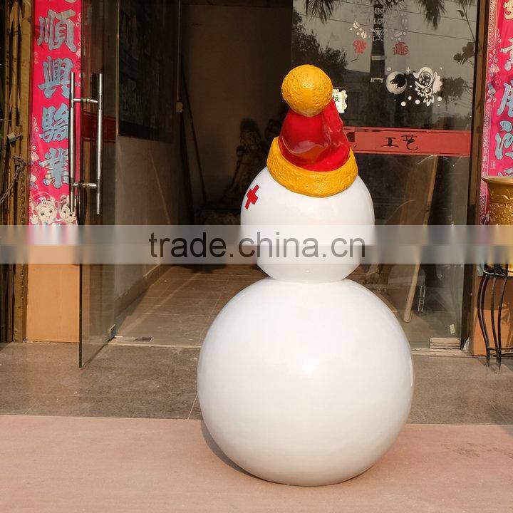 Fiberglass Christmas snowman decoration