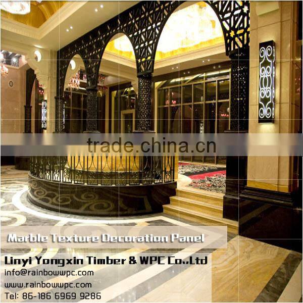 028 Interior Decorative Marble Texture waterproof Pvc Bathroom Wall Panels