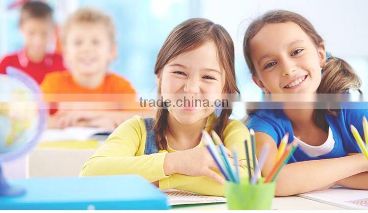 Standard Size Triangle Coloful Wooden HB Pencil Sharpened with Eraser, HB Pencil with Eraser Topper, HB Pine Pencil with Eraser