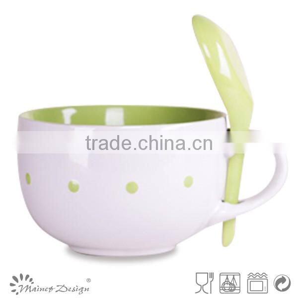 color glazed soup bowl,ceramic soup bowl 400ml