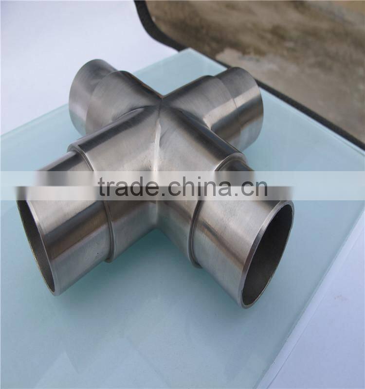 JINXIN indoor handrail Dia 50.8mm pipe railing balustrade inox for stair