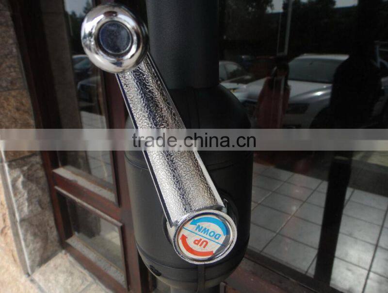 9FT Camouflage Fabric Umbrella Half Round Sun Umbrella CK1426