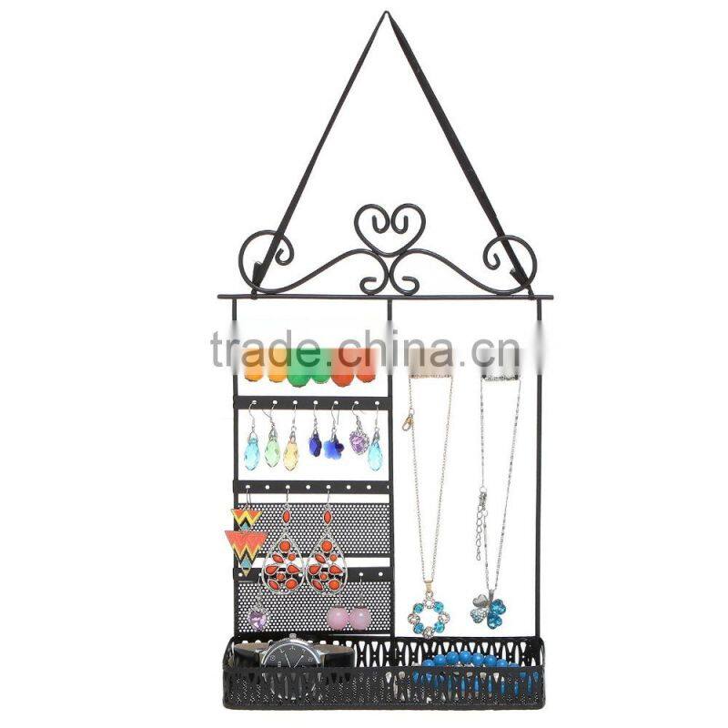 Scrollwork Design Hanging Jewelry Display Rack