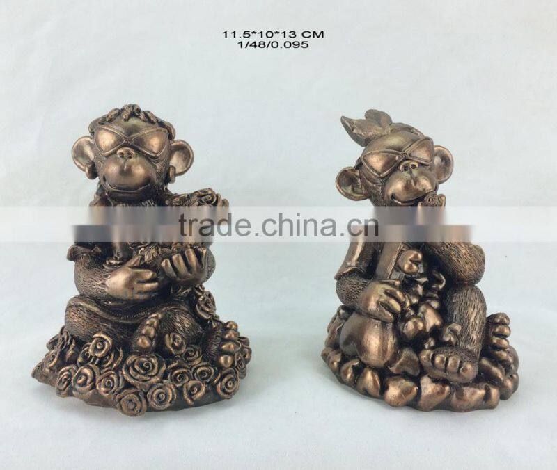 New design polyresin monkey for 2016 russia new year