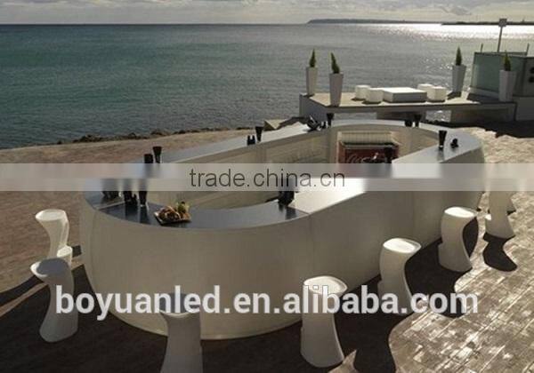 Outdor Party Used Waterproof LED Illuminated Bar furniture Set counter