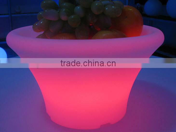 Flashing RGB LED fruit plate, LED fruit tray, LED fruit bowl