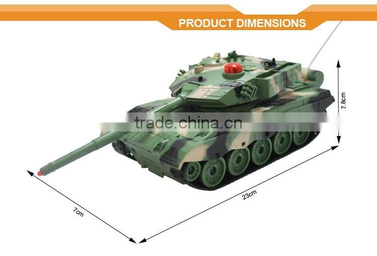 Auto-show 2.4GHZ RC battle tank/Light and Sound model tank Electric RC Tank