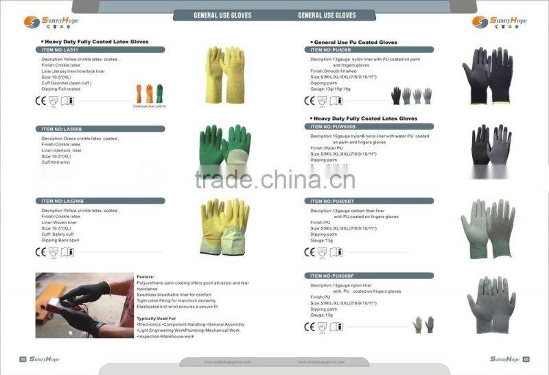 SUNNYHOPE color latex gloves for kids