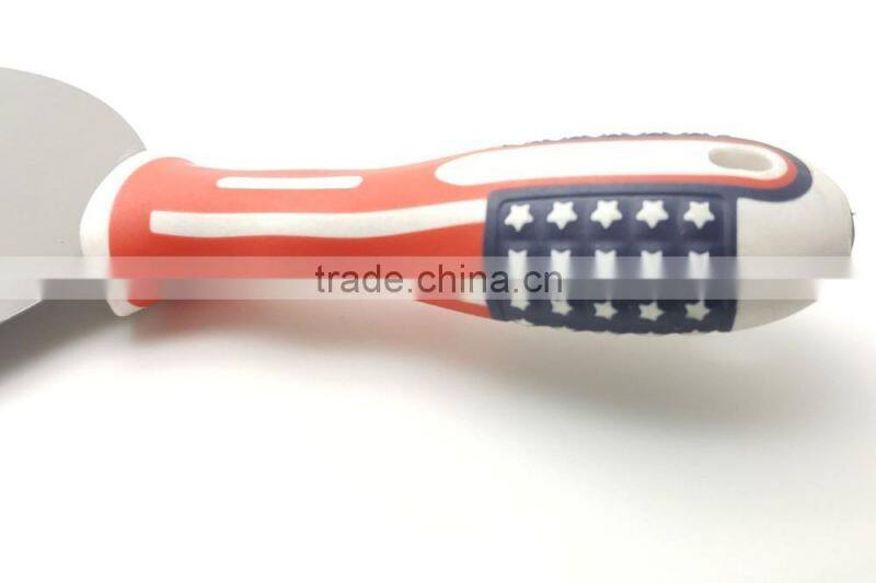 2016 New arrival American flag handle Carbon steel blade putty knife
