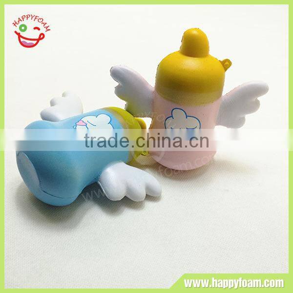 Baby bottle shape squishy kawaii soft slow rising stress ball