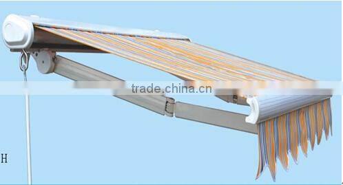 Half cassette top awning for window(manual)