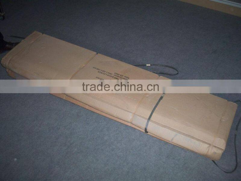 Singe Side Two- door Metal Locker with One Shelf in Red