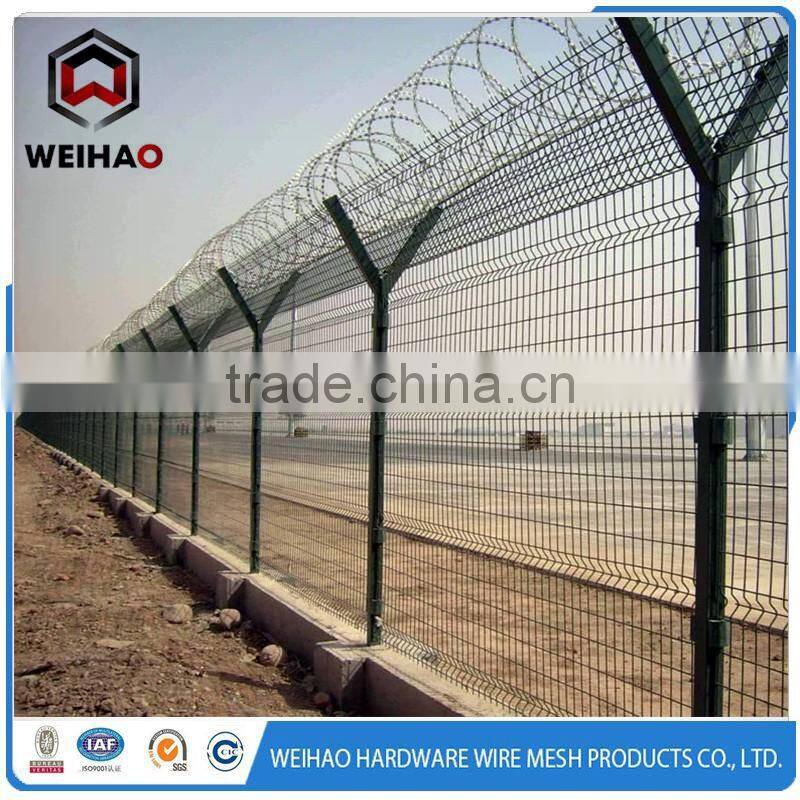 parapet wall sharp razor barbed wire