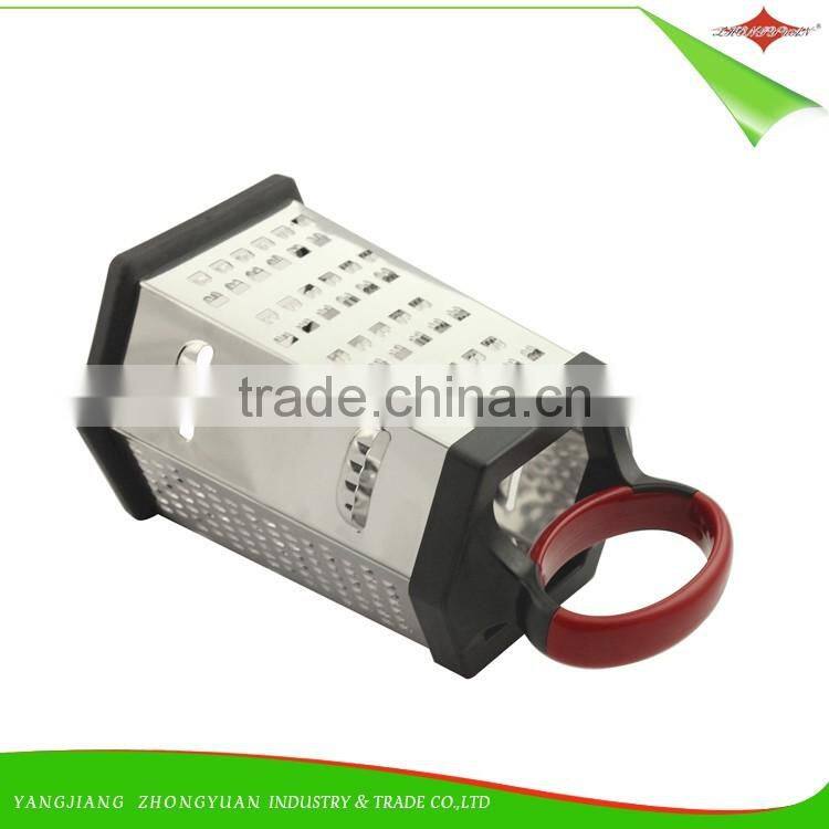 ZY-N5046 Multi-function 6 Sides Kitchen Stainless Steel Vegetable Slicer Grater