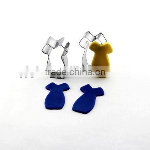 100% food grade cookie press fine metal cookie cutter stainless steel kitchen gadget