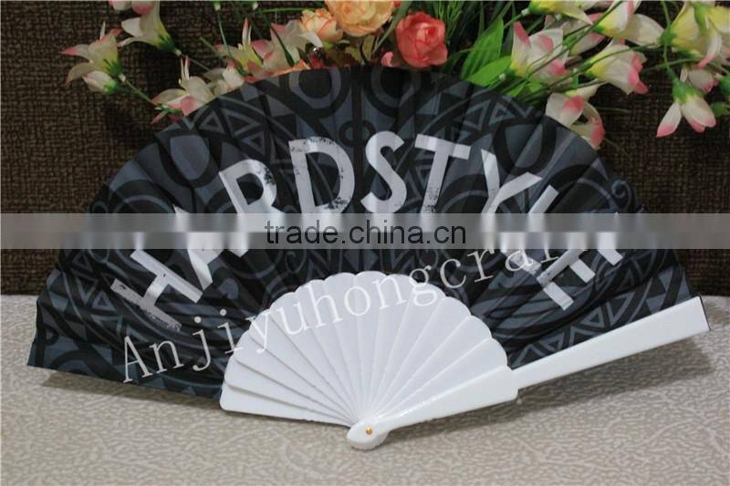 Customise Printing Folding Plastic Fan as promotional Gift