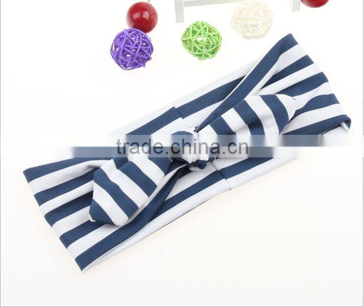 Fashion Rabbit ears headband boutique cotton baby headband wholesale