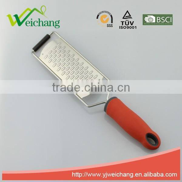WCR216 New design grater manual grater ETCHING GRATER vegetable kitchen graters with TPR handle