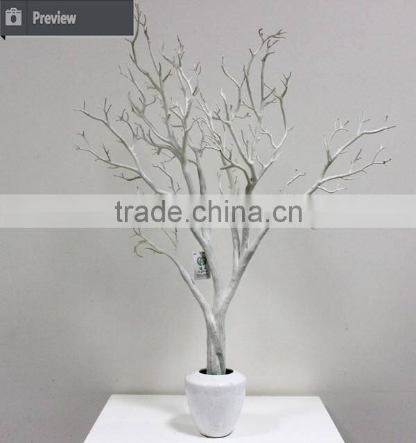 2017 Factory direct sale white dry coral tree plastic tree