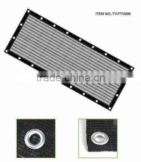 Black Knitted Economy Mesh Tarp /HDPE Monofilament Mesh Truck Tarp(TY-FTV009)
