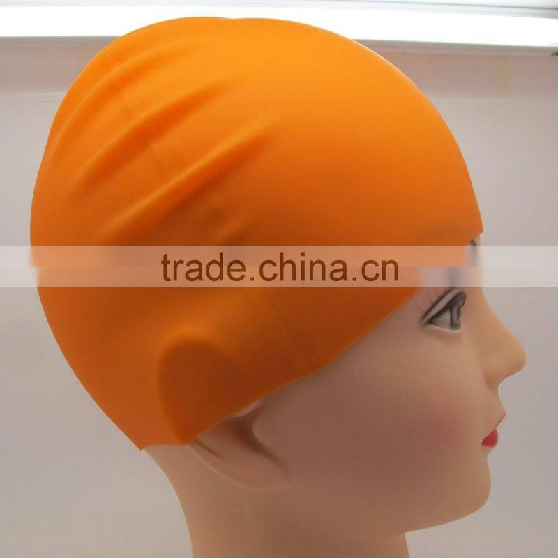 Universal size customized flag swim cap, custom design japanese mesh swim cap