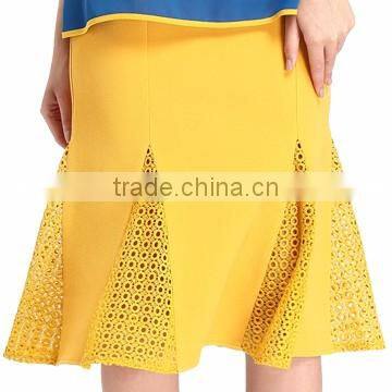 Latest Fashion Vintage Denim Pattern Lady Short Jean Skirt Design Picture