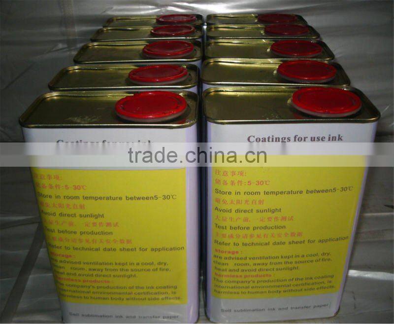 High quality 1liter/bottle dye sublimation coating