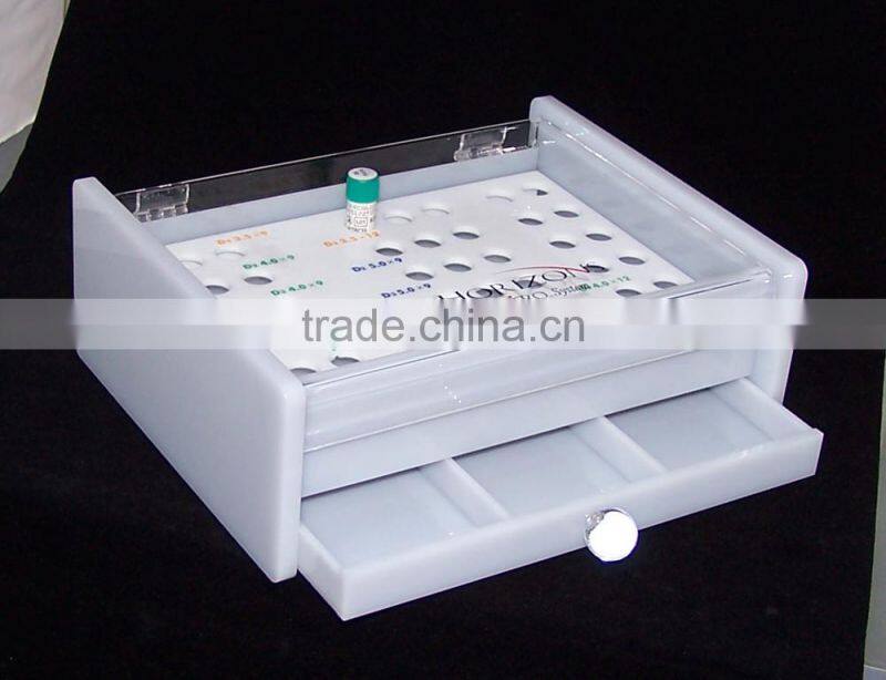 Clear acrylic display case medicine case acrylic boxes with lids