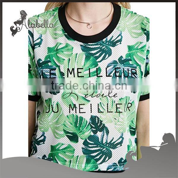 Cheap wholesale tshirt with Sublimation printing mesh fabric