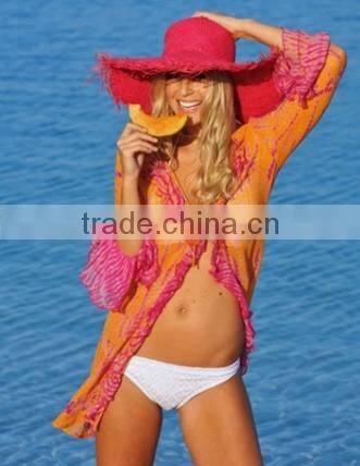 orange ladies kaftan