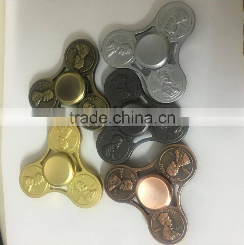 2017 New fingertip gyro spinner fidget hand fidget spinner toy Hot product baby toy colorful
