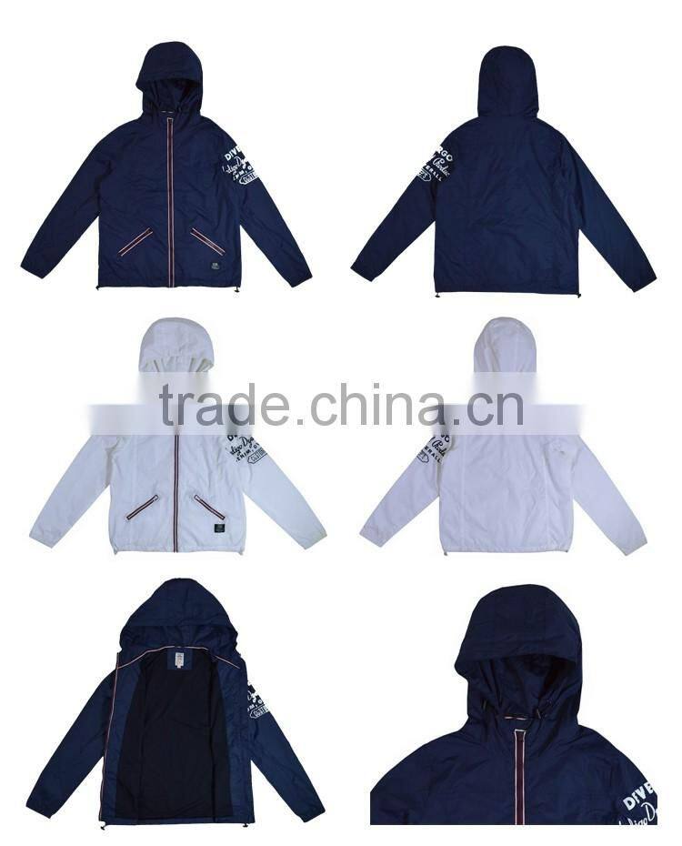 Fashion Women's Autumn Nylon Jacket With single jersey lined