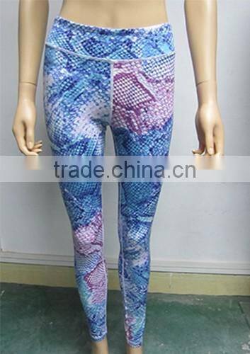 Cheap Wholesale Women Sublimation Printed Colorful Exercise Sports Jogging Wear Yoga Suit