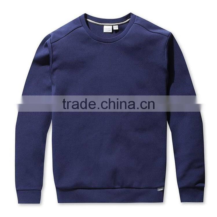 Wholesale mens crewneck french terry latest design hoodie sweatshirt