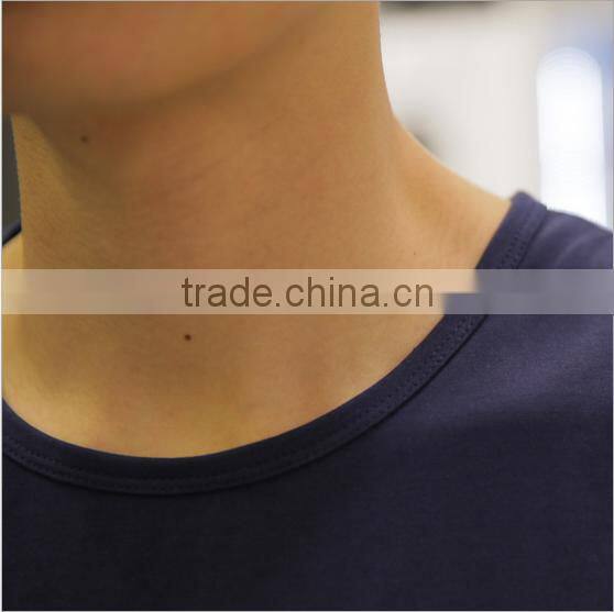 Black Wholesale Man Clothing T-shirt Clothes With OEM/ODM Custom Fabric Color