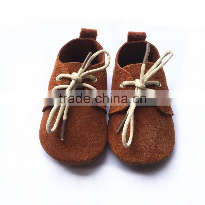 cow suede wholesale moccasins baby shoes