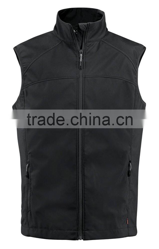 Cheap OEM breathable sleeveless lightweight softshell running vest men