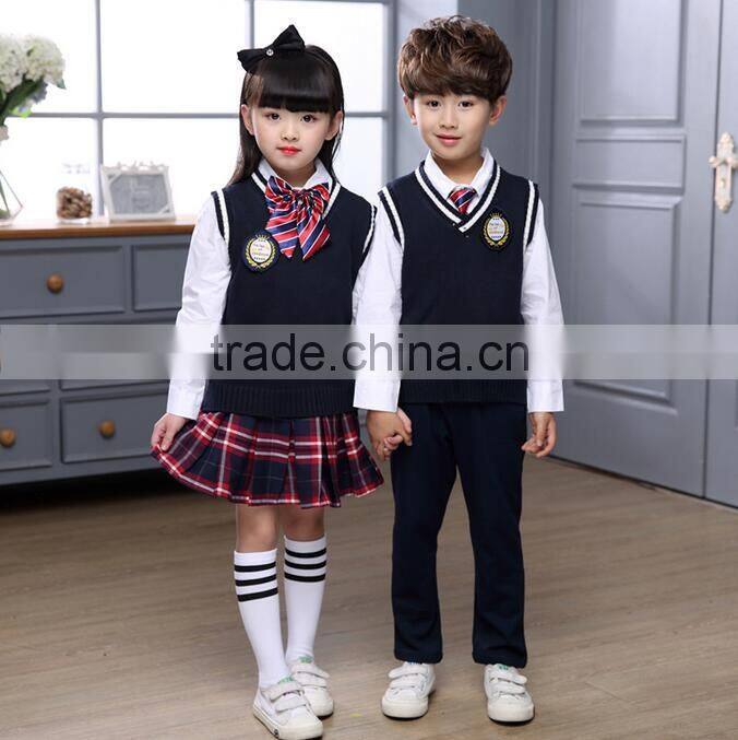 custom latest design kids school clothes sale quality school uniforms for boys and girls