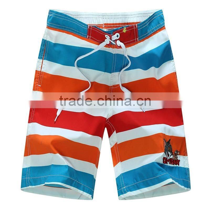 Boys summer quick dry beachwear family full printed shorts/bottoms
