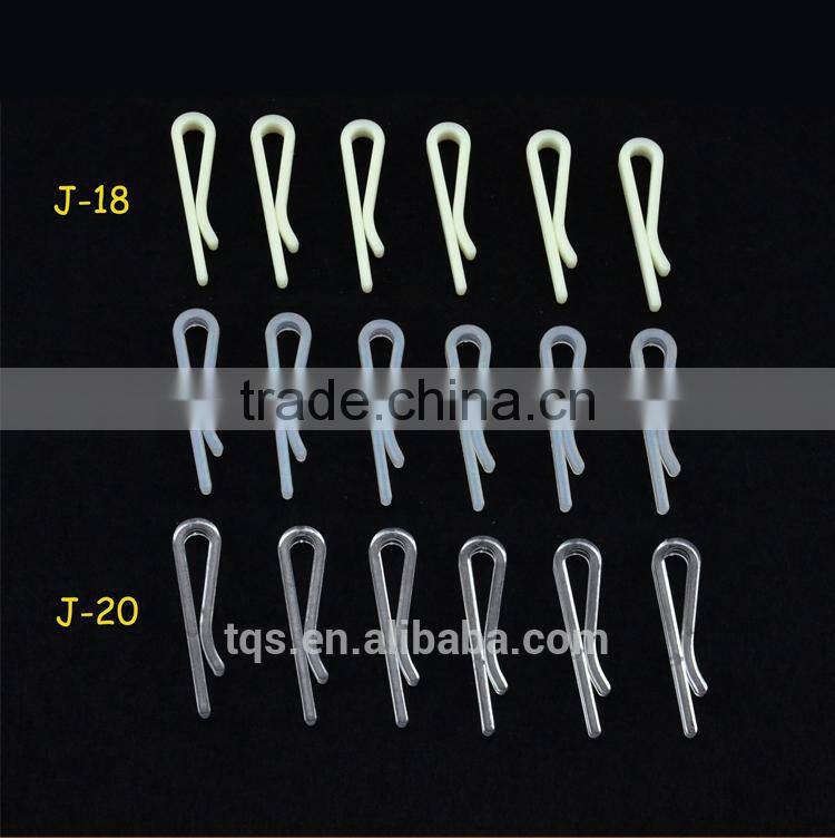 High Quality Small 4.2*1.0*0.5cm U-shape Shirt Plastic Clips For Shirt Packing