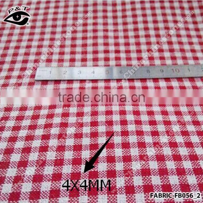 New Fabric Scottish Check Pattern Fabric Pure 100% Cotton Fabric