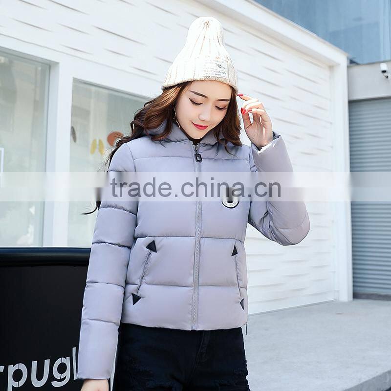 2017 Fashion Women's Clothing Quilted Hooded Jackets, Women Jackets 2016, Jacket Women Women Apparel